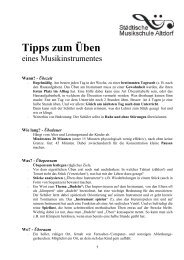 Tipps zum Üben