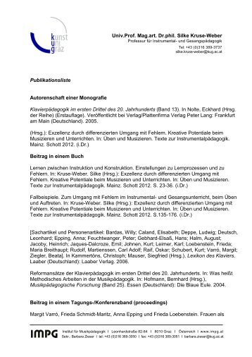 Publikationsliste als PDF - IGP