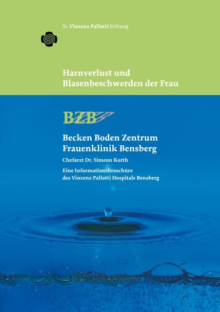 Harnverlust und Blasenbeschwerden der Frau BZB Becken Boden ...