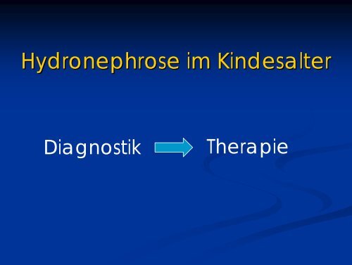 Rekonstruktive Urologie und Kinderurologie