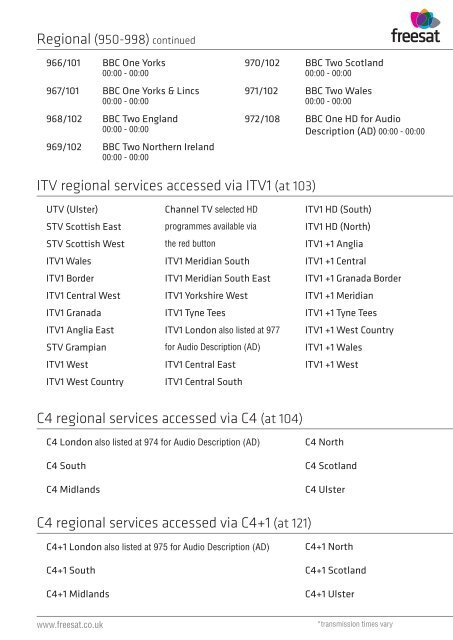 download the full freesat TV and radio guide