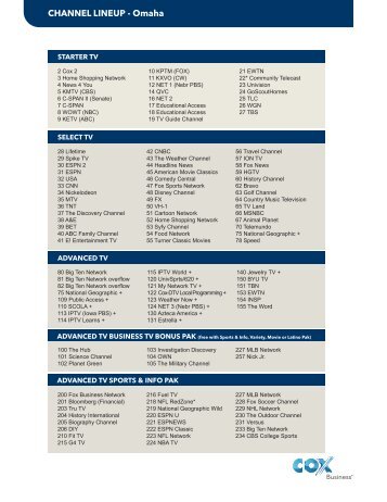 cox tv guide wichita kansas Cox cable channel guide bbc feed news indonesia.