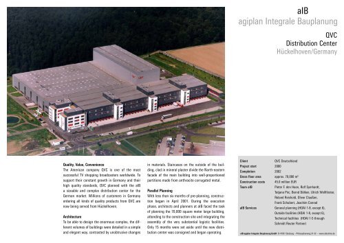 Project-Documentation PDF 1,34 MB - Agiplan Integrale Bauplanung