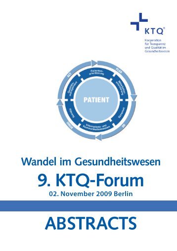 9. KTQ-Forum ABSTRACTS