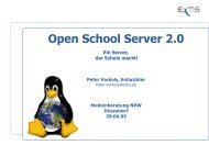 Open School Server 2.0 - Medienberatung NRW