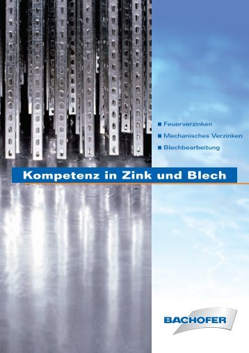 Feuerverzinken - Bachofer GmbH & Co.KG