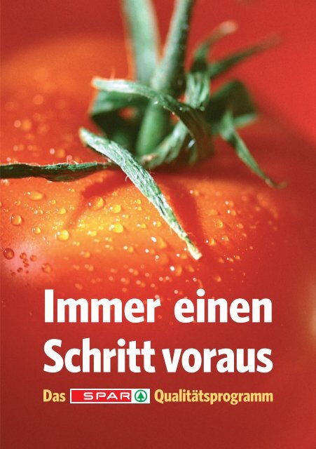 Immer einen Schritt voraus - UNTERNEHMEN - Spar