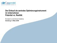 Der Einkauf als zentrales Optimierungsinstrument im Unternehmen ...