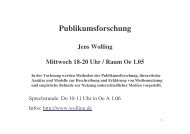 Qualitaet (pdf) - Prof. Dr. Jens Wolling