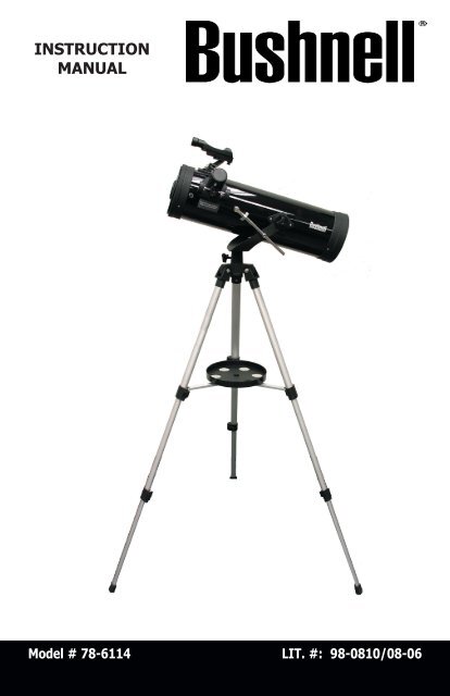 QVC 78 6114 Telescope 1LIM.indd Bushnell