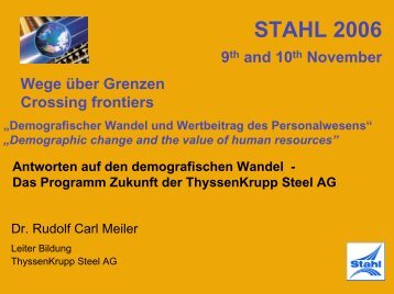 Programm Zukunft der ThyssenKrupp Steel AG