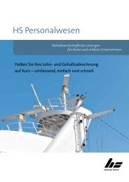 HS Personalwesen - Hamburger Software