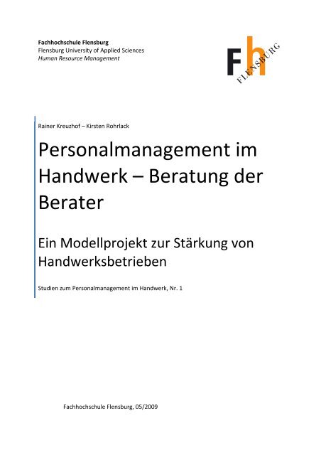 Personalmanagement im Handwerk – Beratung der Berater