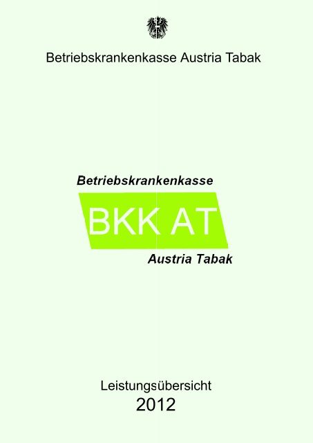 (PDF) BKKAT Leistungsinformation 2012 - Österreichische ...