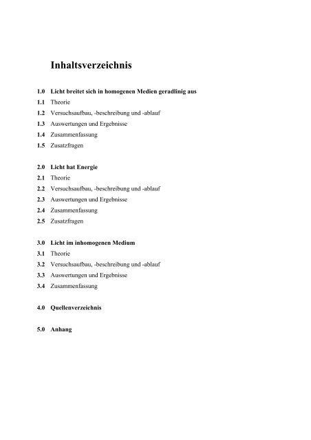 Versuch 1 Praktikum Optik und Atomphysik Thema „Licht und ...