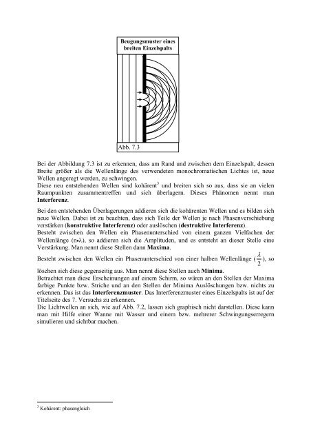 Versuch 1 Praktikum Optik und Atomphysik Thema „Licht und ...