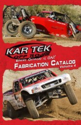 Kartek Off-Road Fabrication Catalog Volume 4