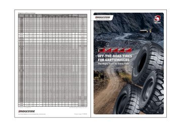 OFF-THE-ROAD TIRES FOR EARTHMOVERS - Bridgestone