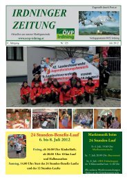 Ausgabe Juli 2012 - Marktgemeinde Irdning