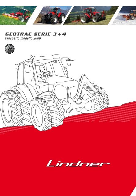 geotrac serie 3 + 4 Prospetto modello 2008 - Lindner