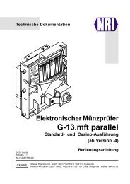 Elektronischer Münzprüfer G-13.mft parallel Standard