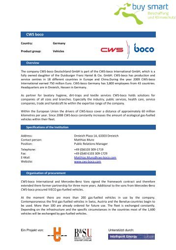 CWS boco - Buy Smart