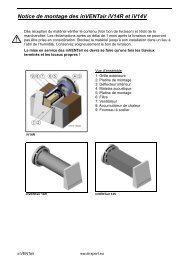 Notice de montage des inVENTair iV14R et iV14V - inVENTer