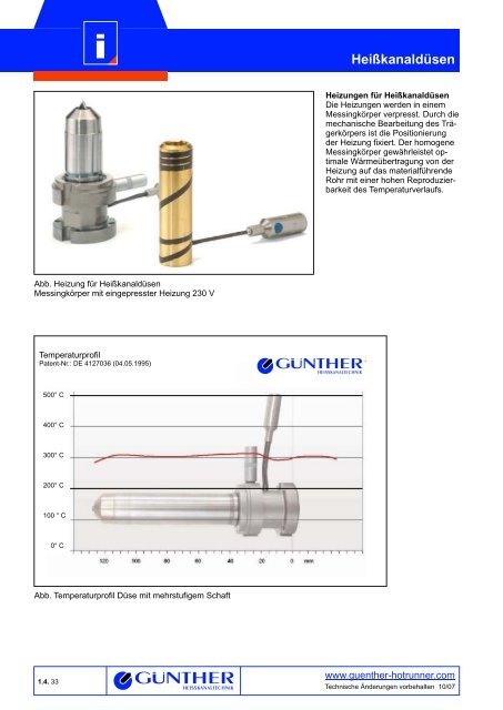 Heißkanalsysteme / Verteiler - Günther Heisskanaltechnik ...