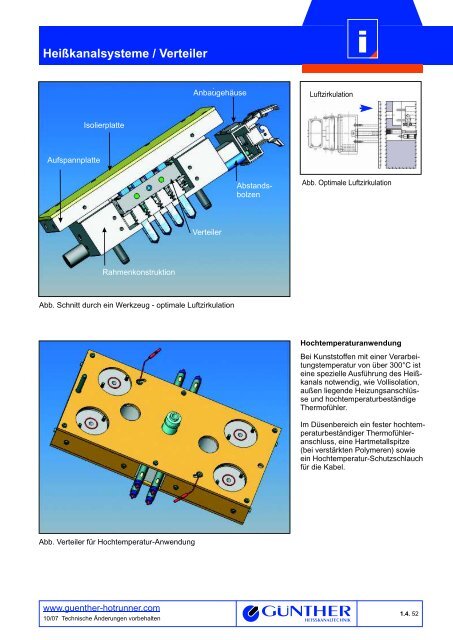 Heißkanalsysteme / Verteiler - Günther Heisskanaltechnik ...