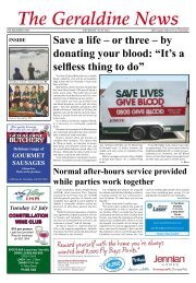 Save a life – or three – by donating your blood - The Geraldine News