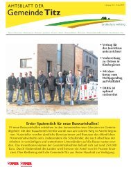 Amtsblatt Nr. 5/2012 - Gemeinde Titz