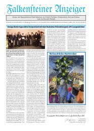 Amtsblatt Dezember 2012 - Stadt Falkenstein im Vogtland