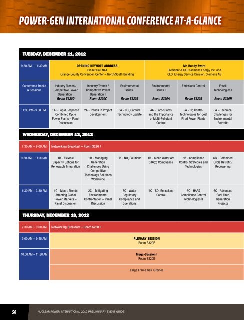 PREliMinARY EVEnt GuidE - NUCLEAR POWER International