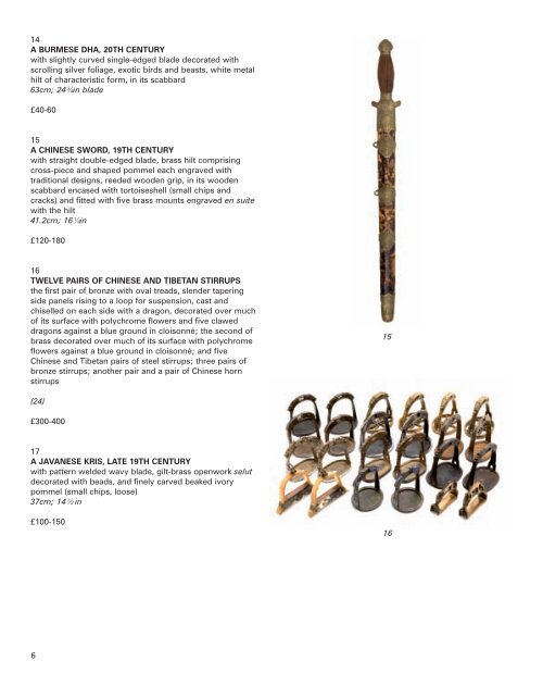 antique arms, armour & militaria - Thomas Del Mar