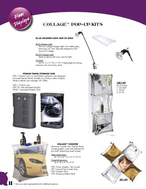 Download our Display Brochure - Mathison's - Express Press Graphics