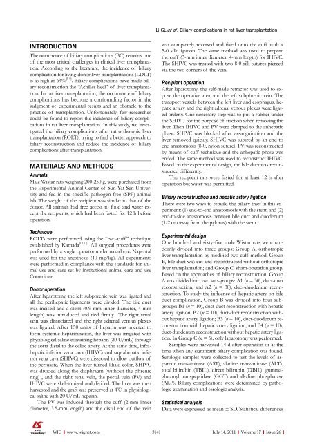 26 - World Journal of Gastroenterology