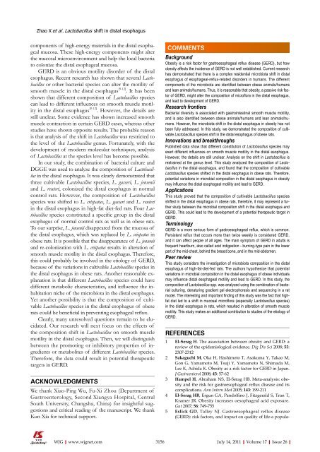 26 - World Journal of Gastroenterology