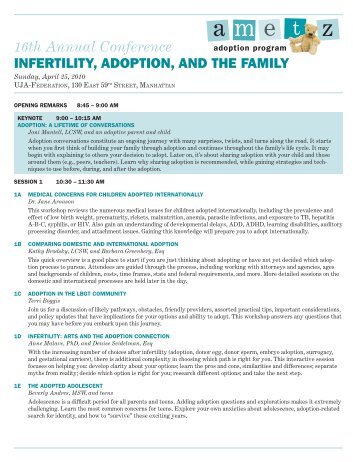 16th Annual Conference - Jewish Child Care Association