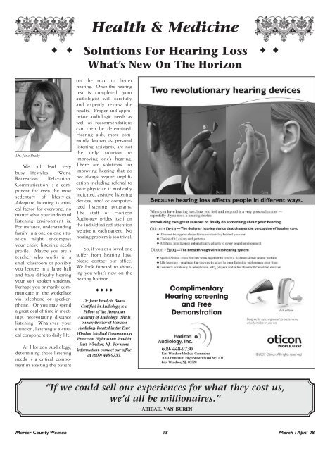 Health & Medicine - County Woman Newspapers