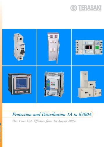 Protection and Distribution 1A to 6300A - Terasaki Electric Co (FE ...