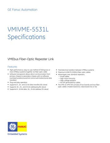 VME-5531L - Acal Technology