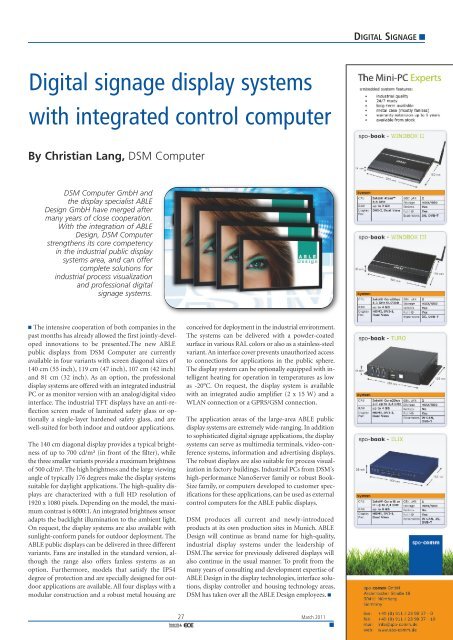 Product News - Embedded-Control-Europe.com