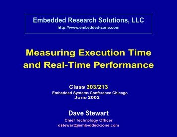 Measuring Execution Time and Real-Time Performance - MESL