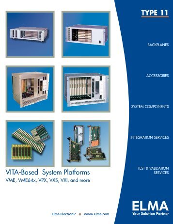 VITA System 11 Horizontal Enclosure - Elma Electronic