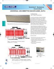 Universal Uncommitted Backplanes, 96-Pin - Vector Electronics