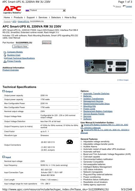 Apc Ups Runtime Chart