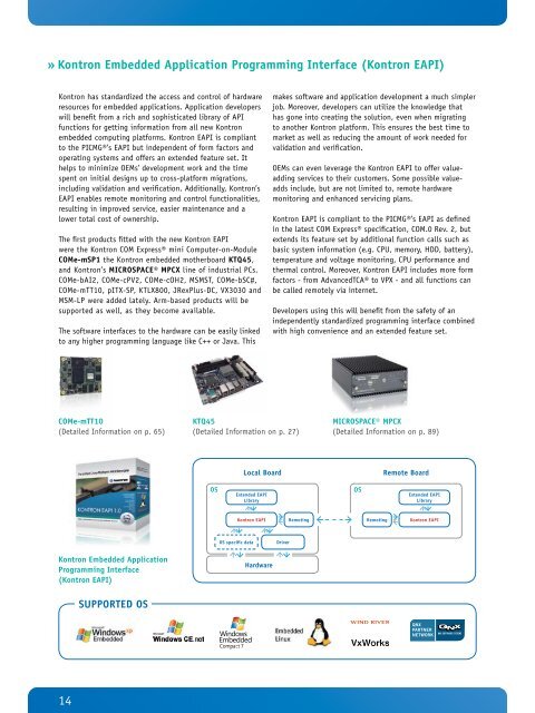 2012 Product Guide « - Kontron