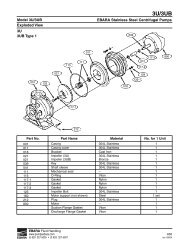 Model 3U / 3UB Parts - International Wastewater Technologies