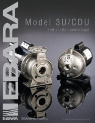 CDU, 3U, 3UB Brochure, rev. 0312 - EBARA Fluid Handling