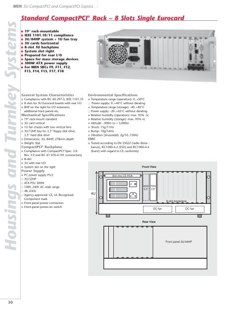 3U CompactPCI®/Express Core™ 2 Duo SBC - The Simon Group